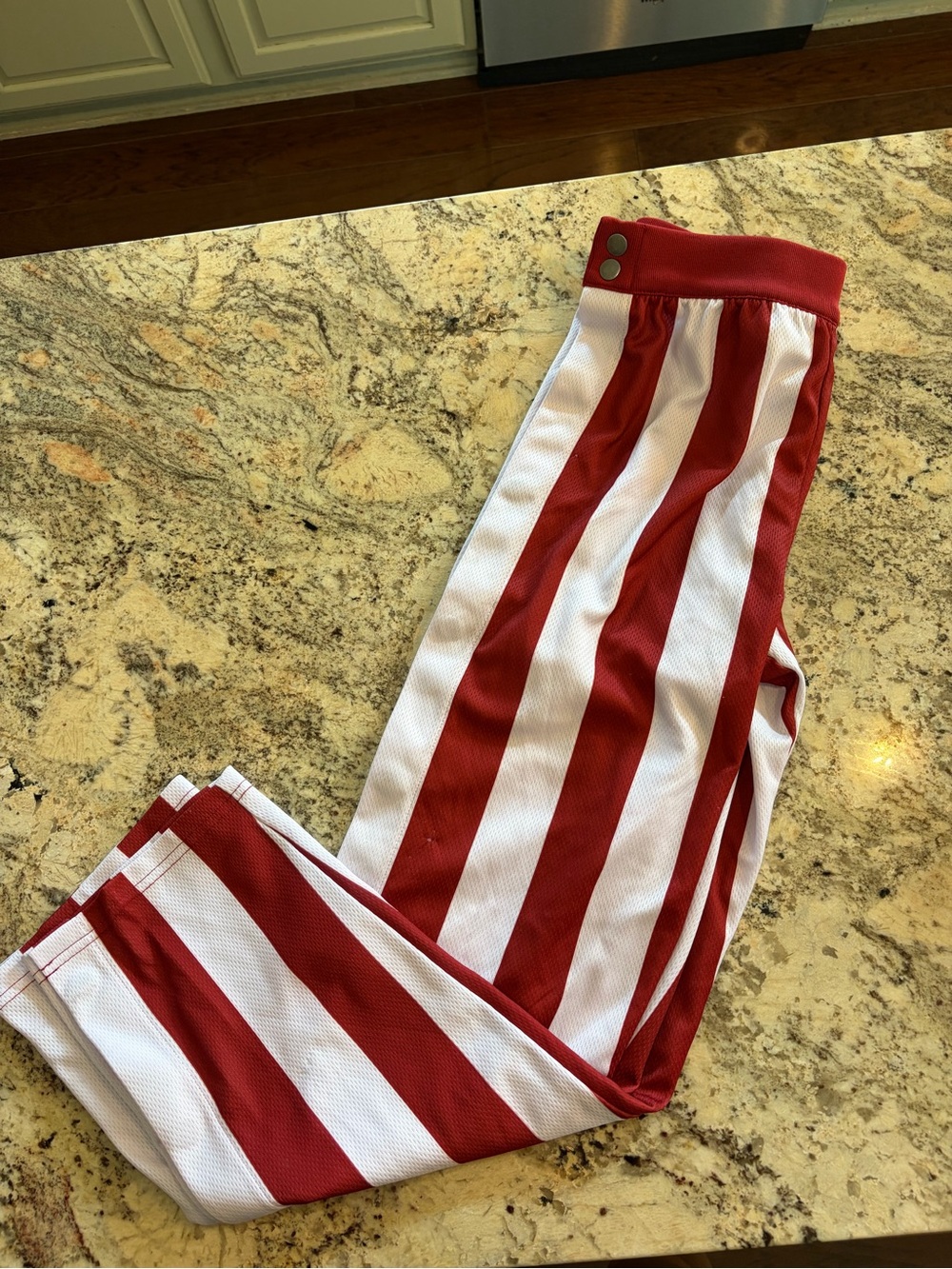 IU / Indiana - “Candy Stripes” - Gen 2 - Unisex- Brand Breakaway Pants  (10/12)